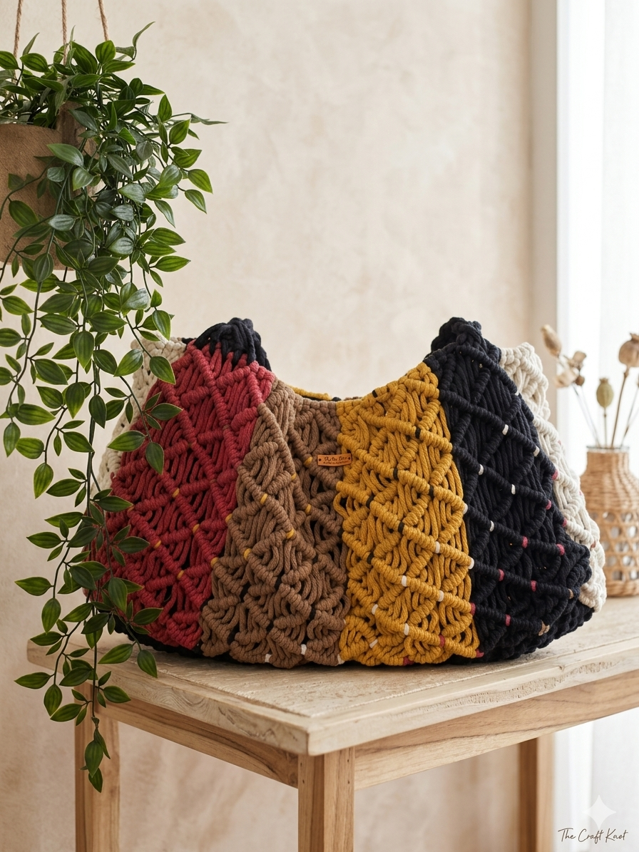 Maxi Bolso de Macramé "Horizonte" – Edición Limitada