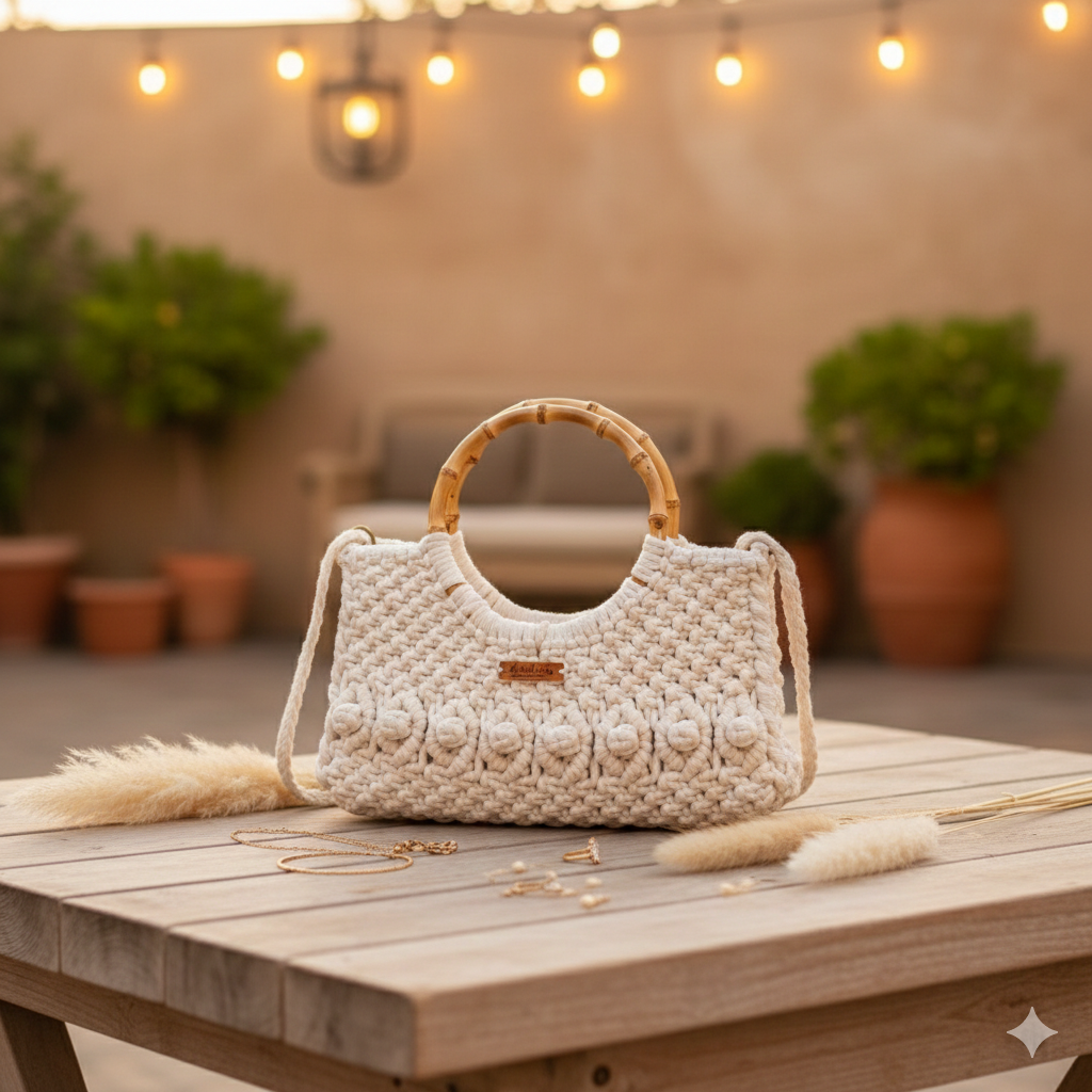 Bolso de Fiesta "Aura" – Colección Macramé
The North Knot | No pierdas tu norte