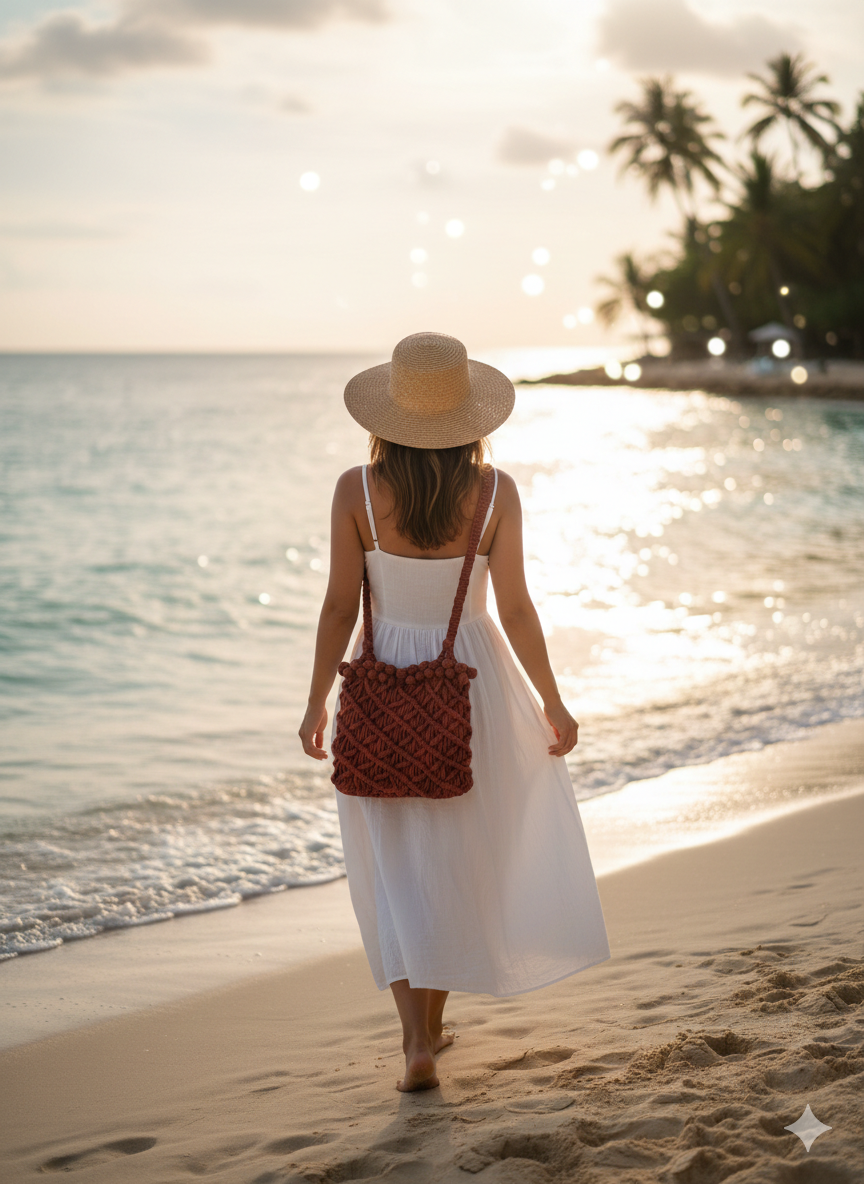 Bolso Palomitas - Macramé "The North Knot"