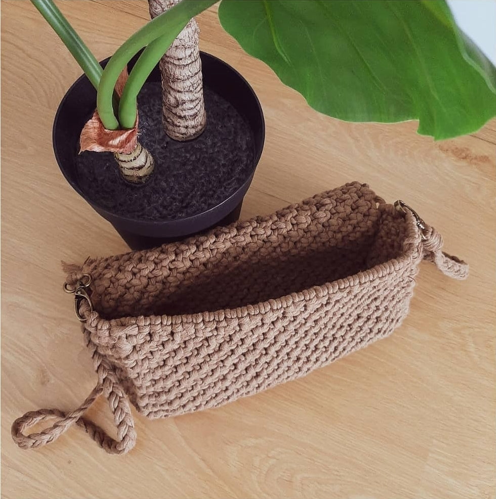 Bolso Macramé "Brújula" - Colección The North Knot